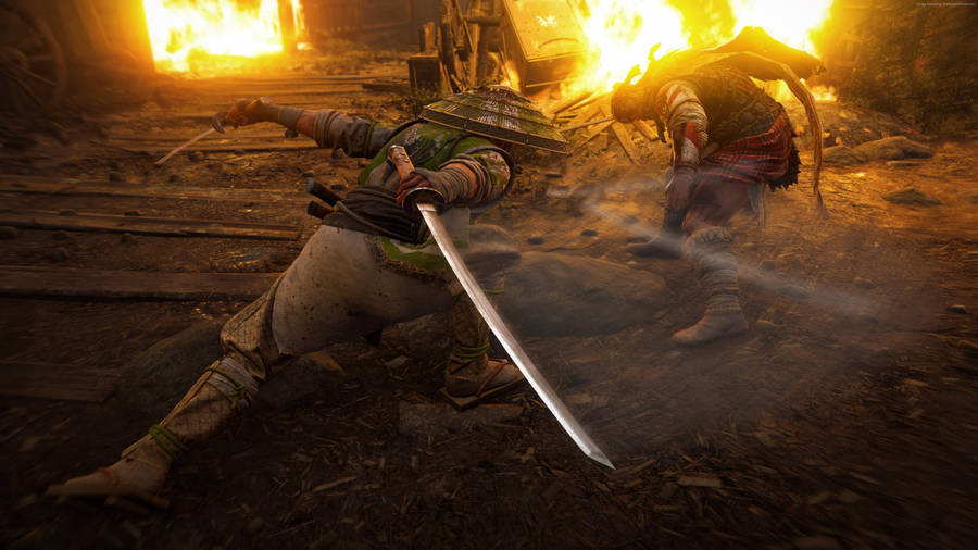 For Honor 4k Swordfight Wallpaper