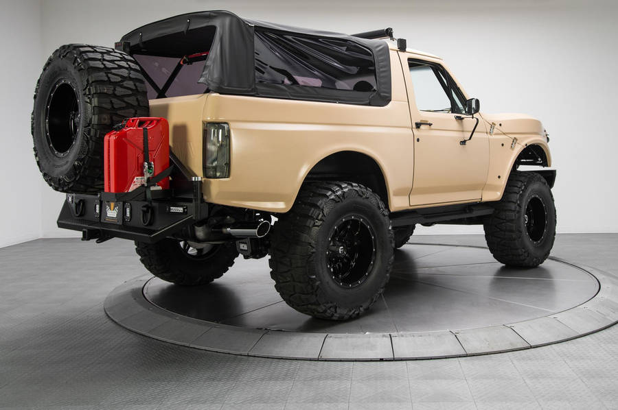 Ford Bronco In Showroom Wallpaper