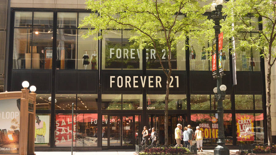 Forever 21 Fashion Chain Store Wallpaper