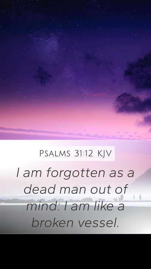 Forgotten Verse From Psalms Wallpaper