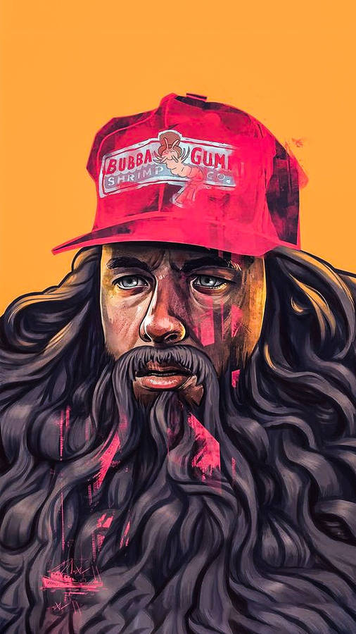 Forrest Gump Realistic Illustration Wallpaper