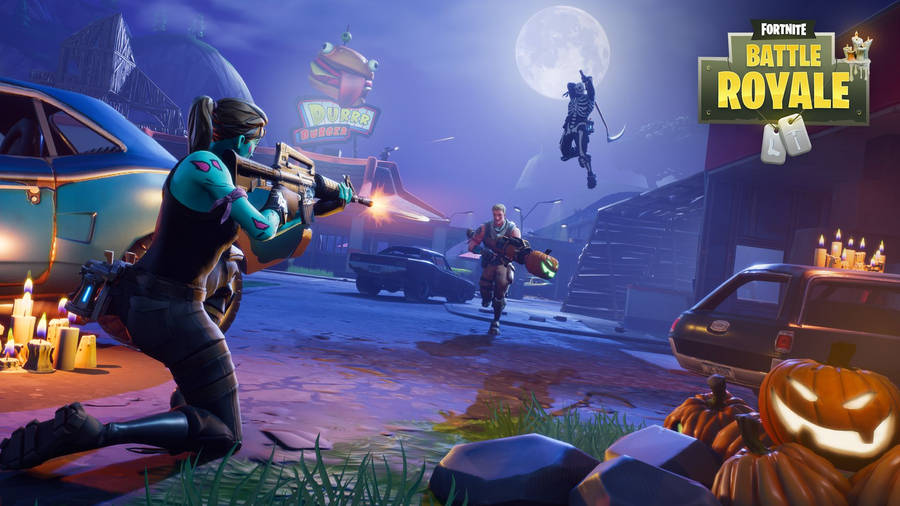 Fortnite Battle Royale Halloween Hd Wallpaper