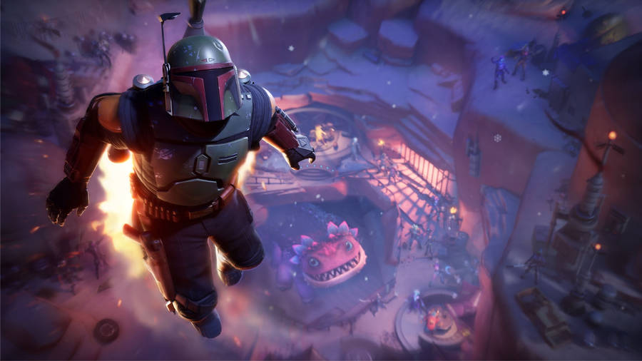 Fortnite Boba Fett 4k Wallpaper