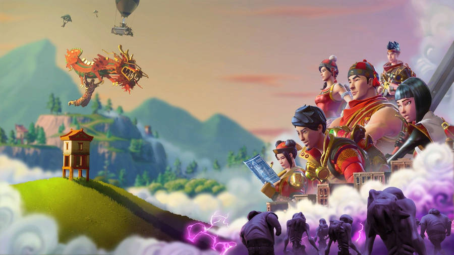 Fortnite Chinese New Year Hd Wallpaper