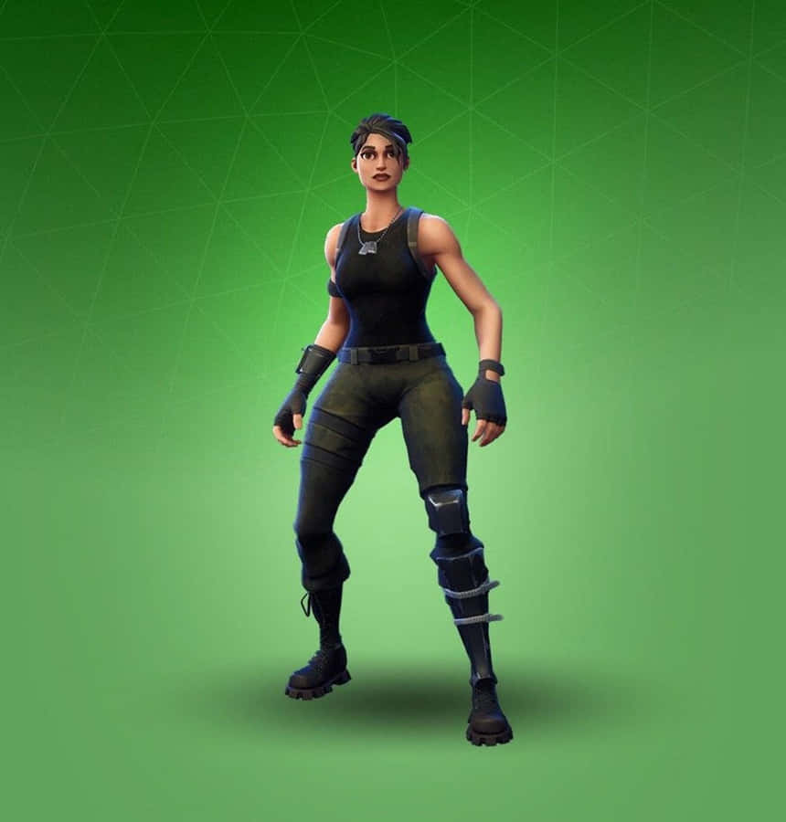Fortnite Kuno In Green Wallpaper