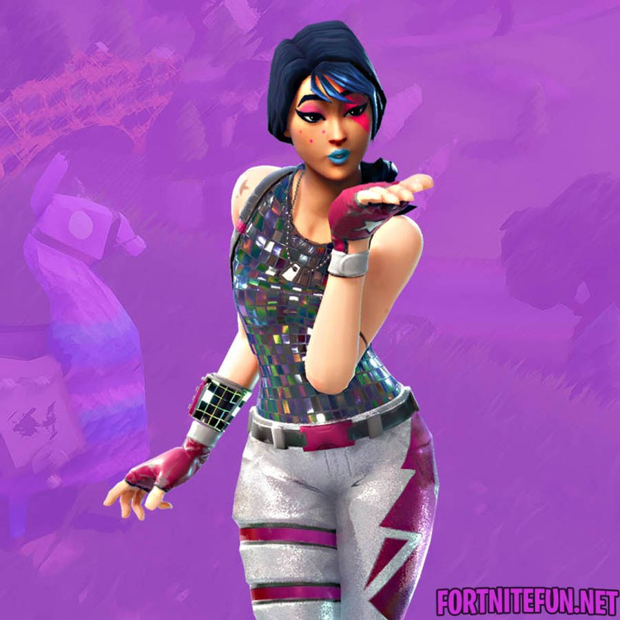 Fortnite - New Character - A Girl In Purple Wallpaper