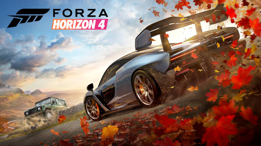 Forza Horizon 4 4k Maple Leaves Race Wallpaper