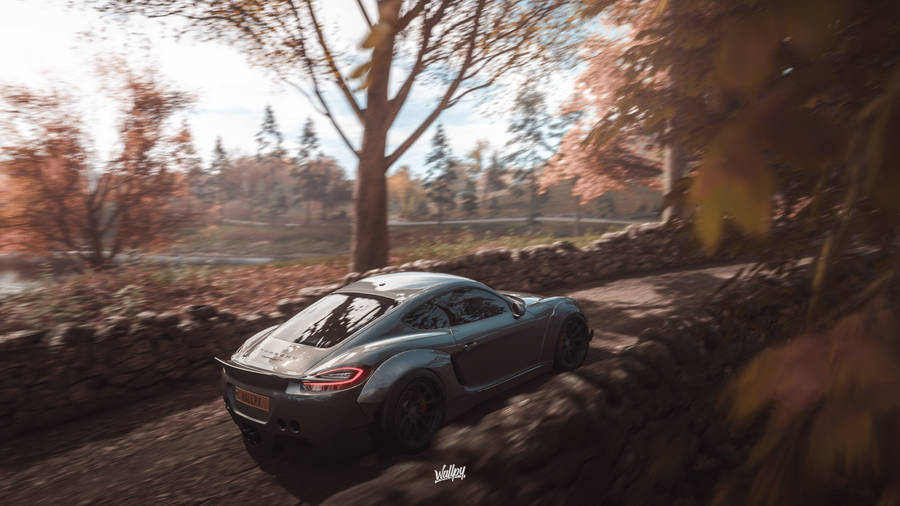 Forza Horizon 4 4k Porsche Cayman Wallpaper