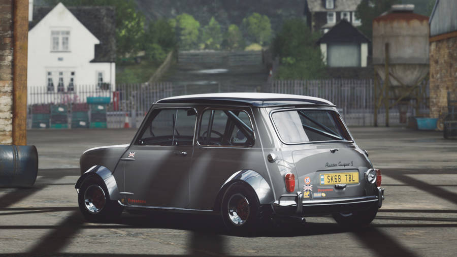 Forza Horizon 4 4k Silver Mini Cooper Wallpaper