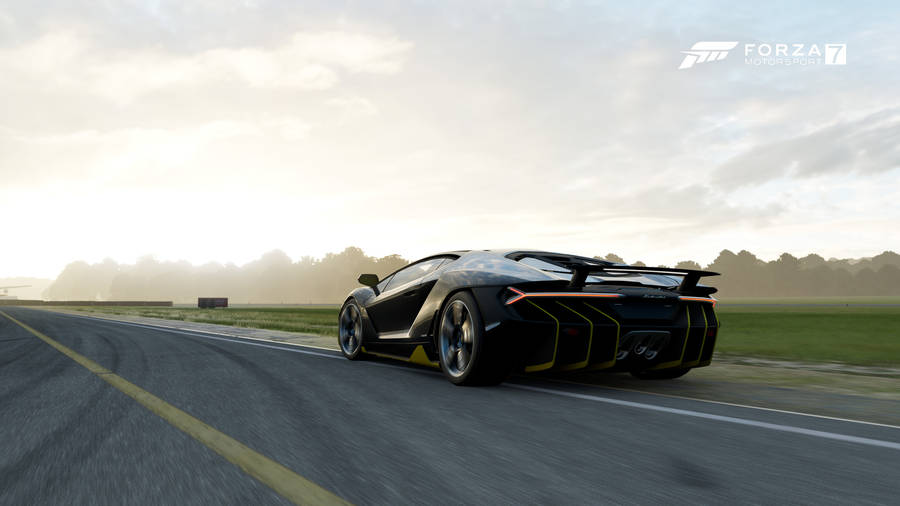 Forza Motorsport 7 Country Road Lamborghini Wallpaper