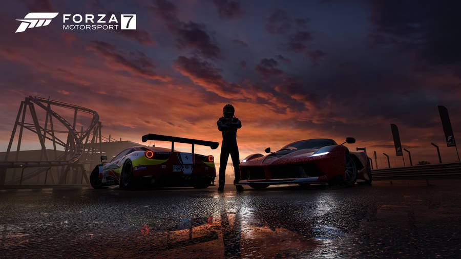Forza Motorsport 7 Race Car Driver Wallpaper