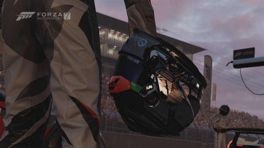 Forza Motorsport 7 Racer's Helmet Wallpaper