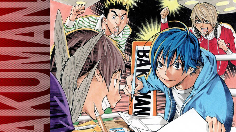 Four Bakuman Characters Wallpaper