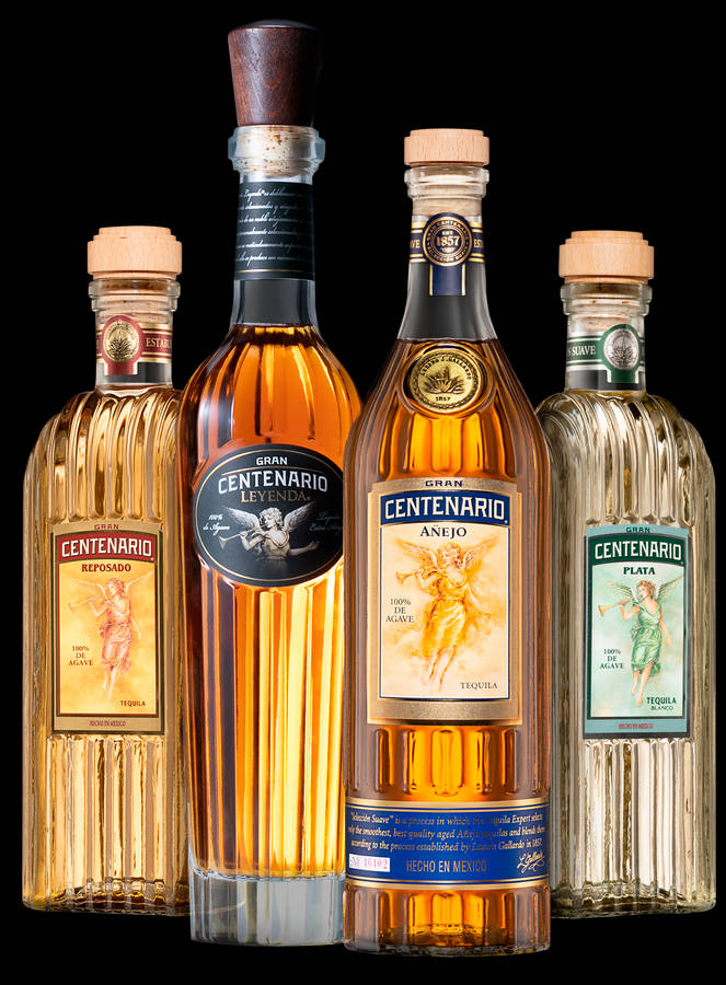 Four Gran Centenario Tequila Variations Wallpaper