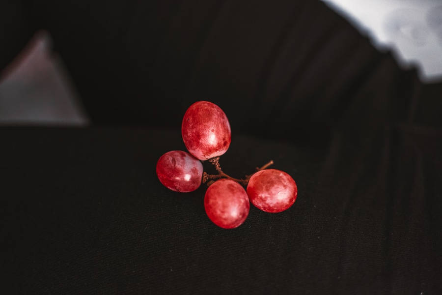 Four Red Grapes Wallpaper