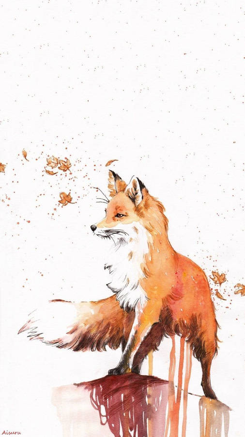 Fox Mobile Artwork Wallpaper