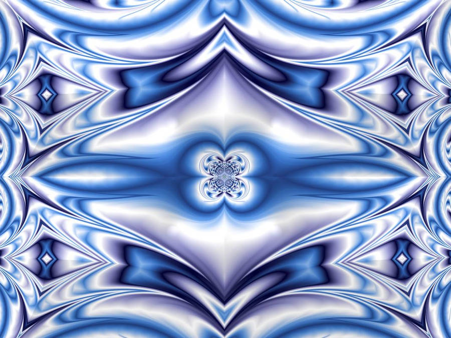 Fractal Ice Crystal Wallpaper