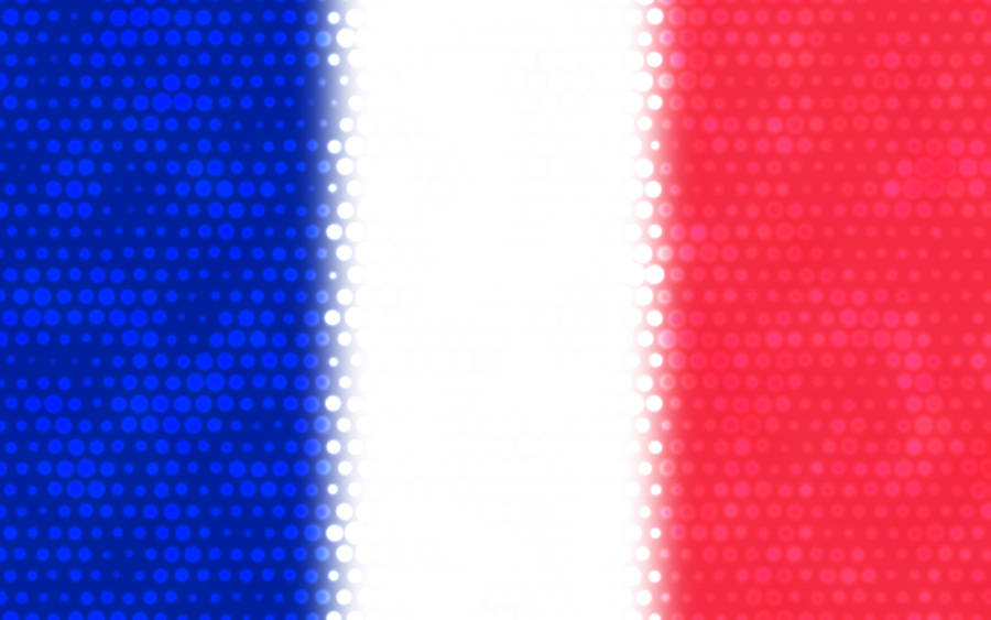 France Flag Pixel Art Wallpaper