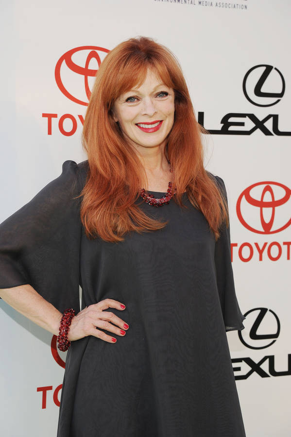 Frances Fisher Posing Wallpaper