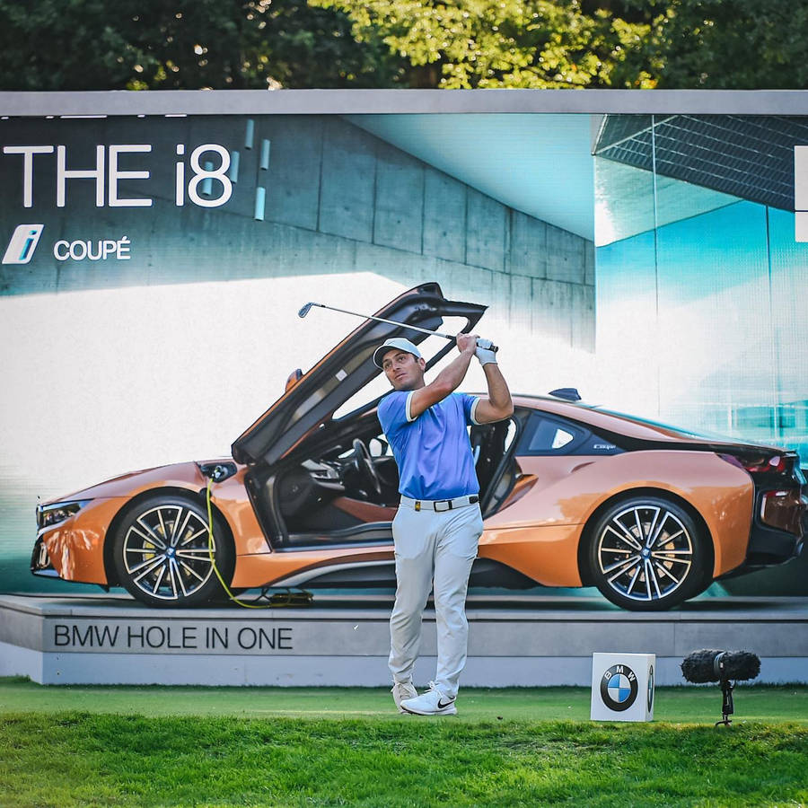 Francesco Molinari During The Bmw Event Wallpaper