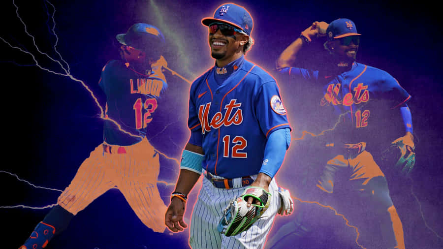 Francisco Lindor Mets Collage Wallpaper