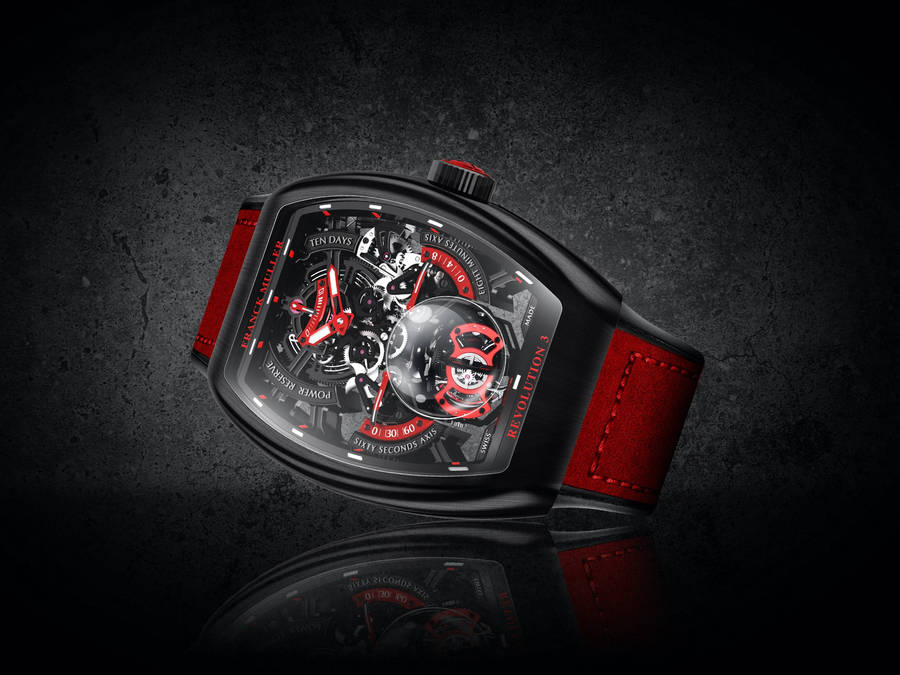 Franck Muller Black Red Wallpaper