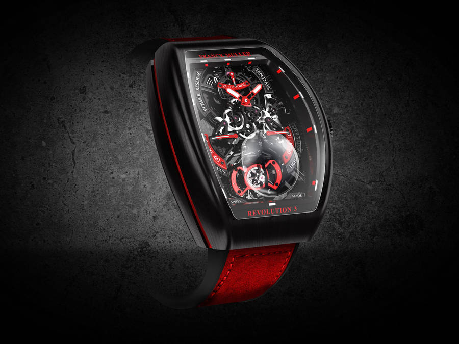 Franck Muller Red Straps Wallpaper