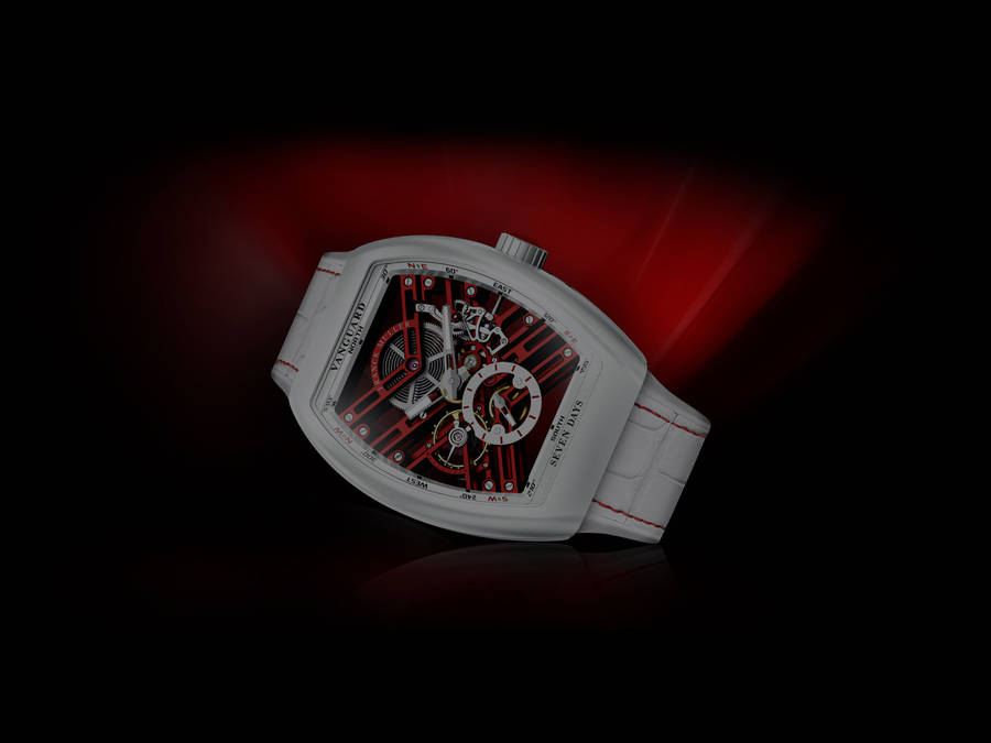 Franck Muller Red White Wallpaper