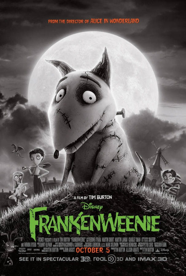 Frankenweenie Movie Poster Wallpaper