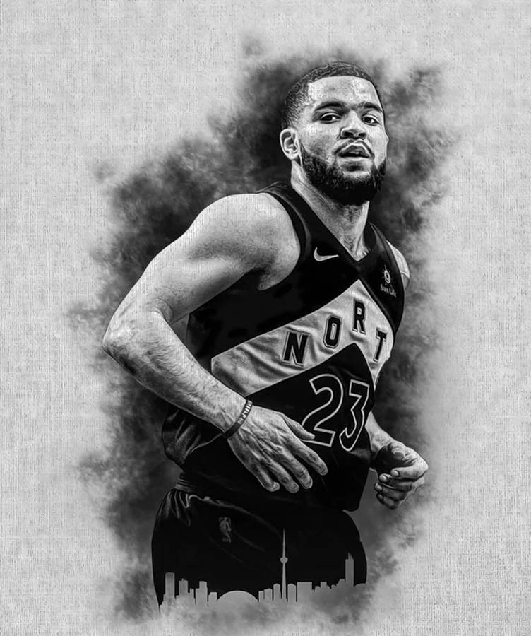 Fred Vanvleet Black And White Wallpaper