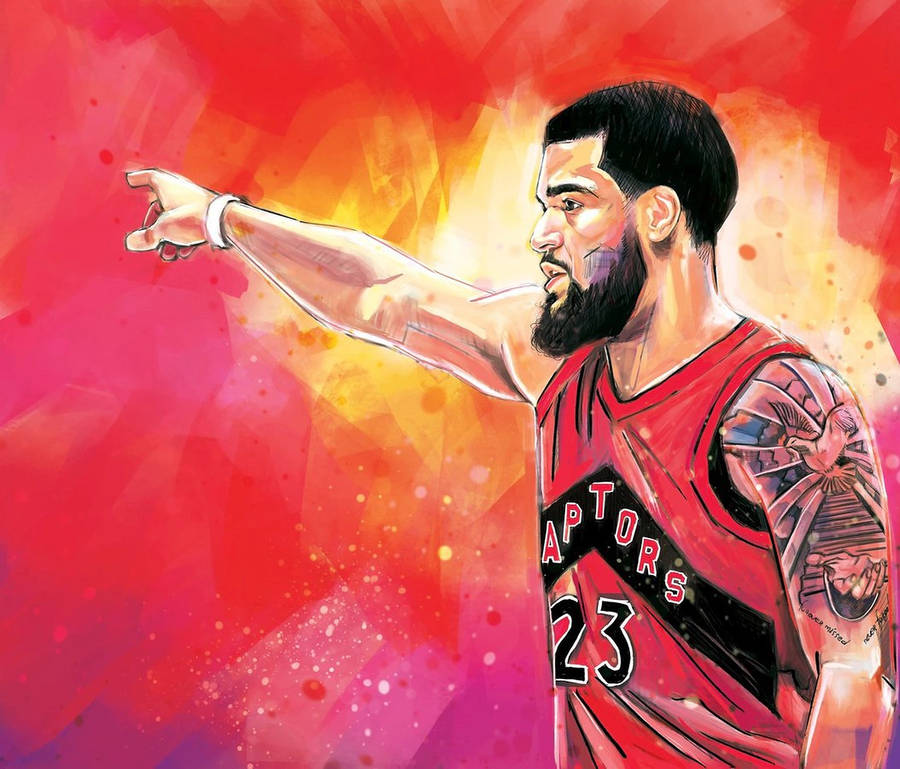 Fred Vanvleet Digital Illustration Wallpaper