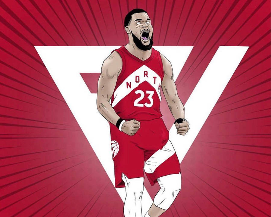 Fred Vanvleet Raptors Vector Art Wallpaper