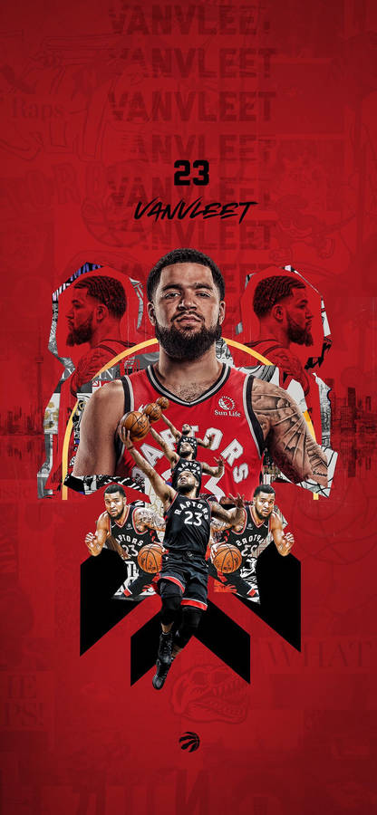 Fred Vanvleet Red Aesthetic Wallpaper