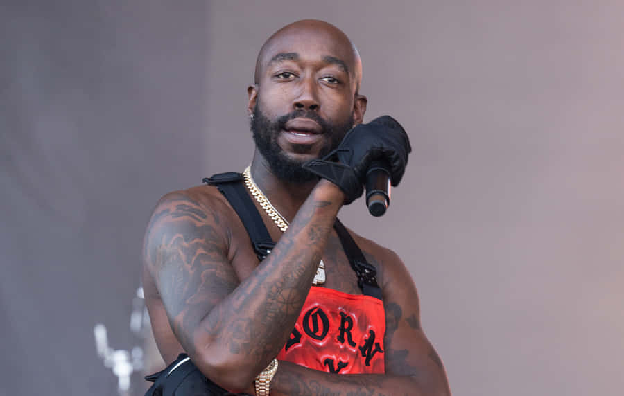 Freddie Gibbs Performing Live Wallpaper