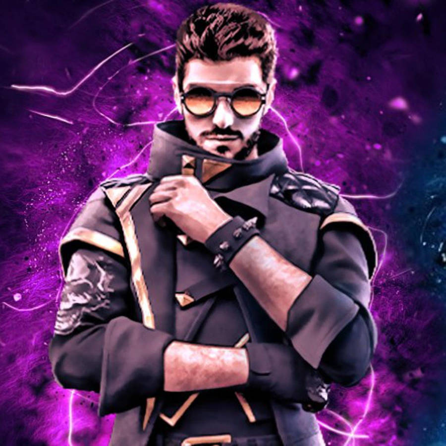 Free Fire Alok Diamond Garena Character Wallpaper