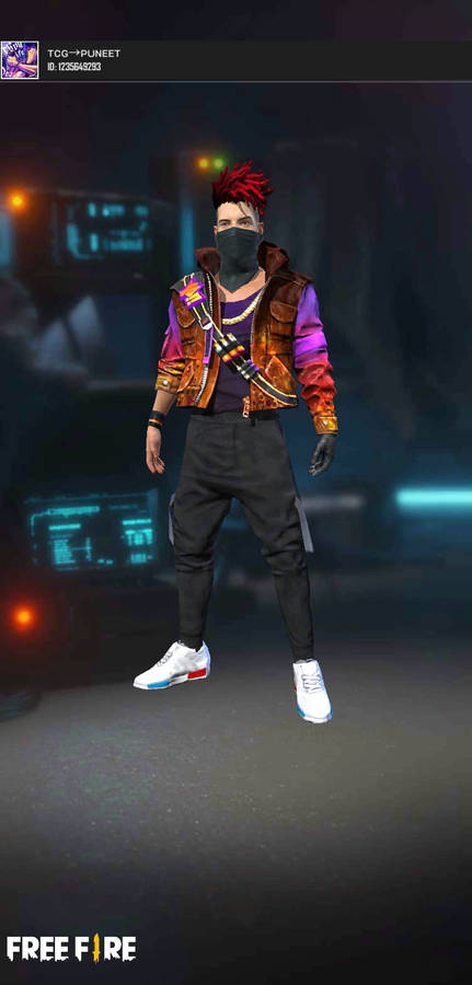 Free Fire Dj Alok Colorful Jacket Wallpaper