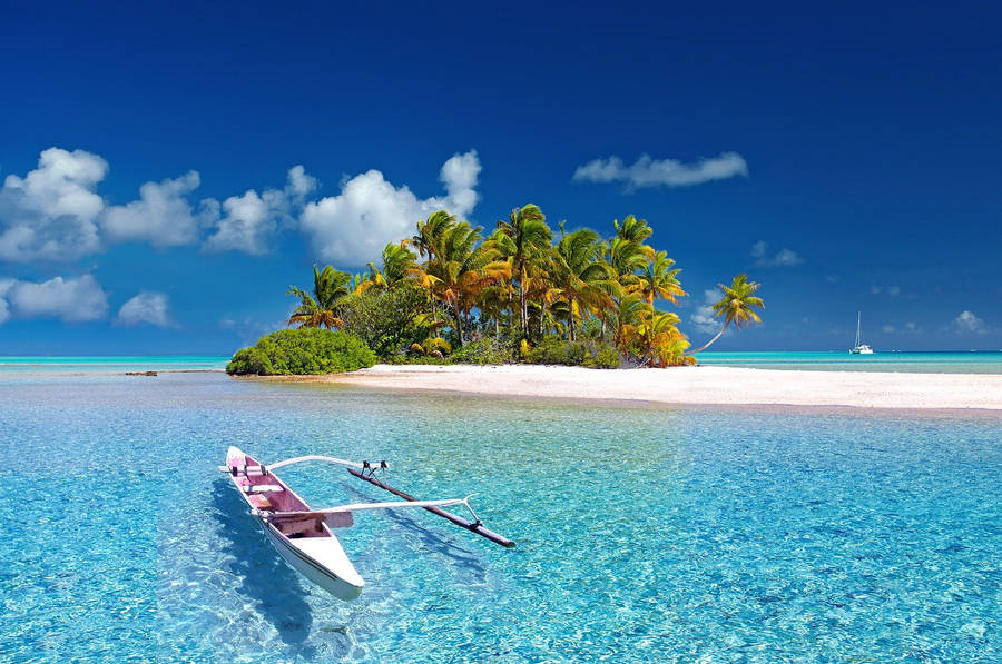 French Polynesia Island Wallpaper