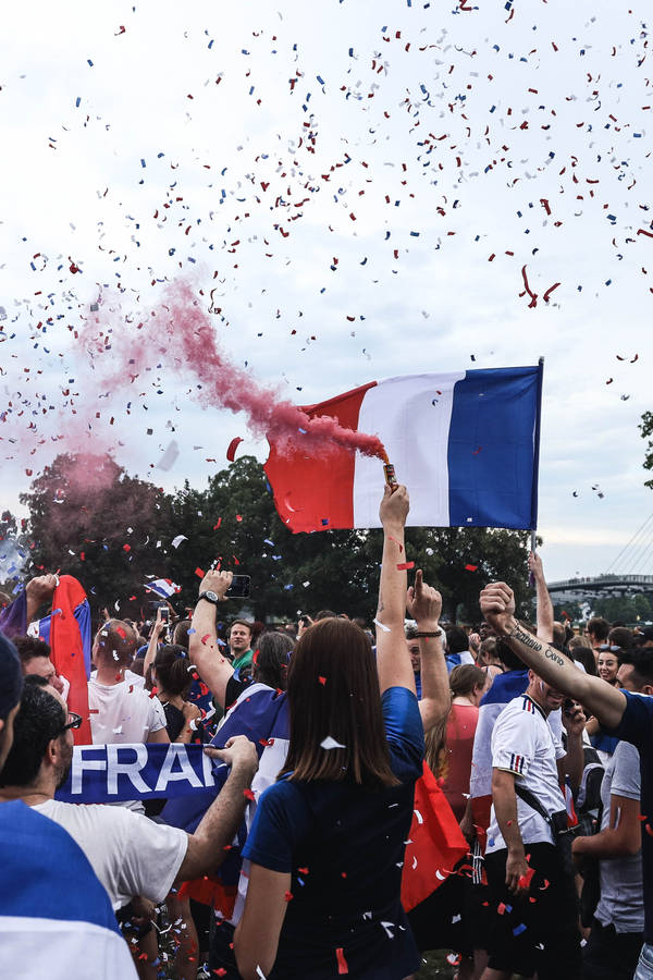 French Street Party World Cup Wallpaper