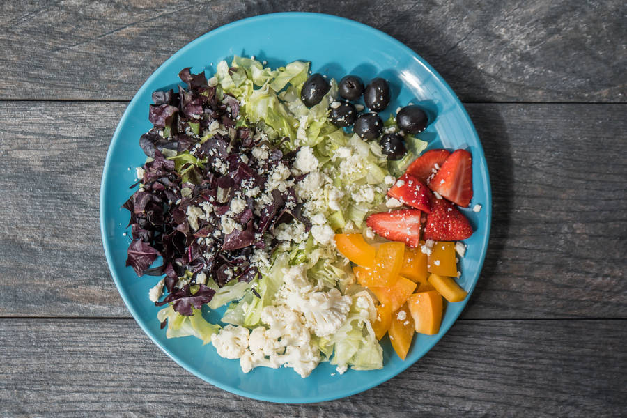 Fresh Fruit Salad With Cabbage Wallpaper