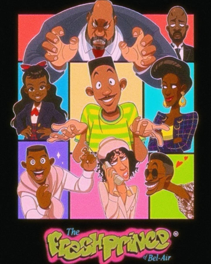 Fresh Prince Cartoon Wallpaper