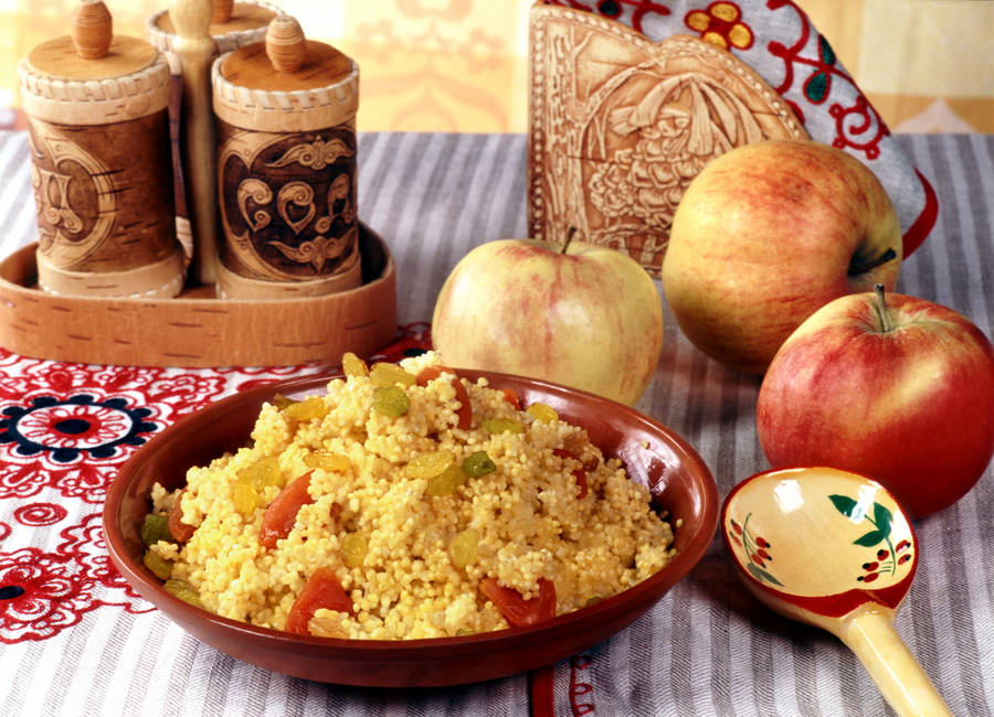 Fried Rice With Apples Wallpaper