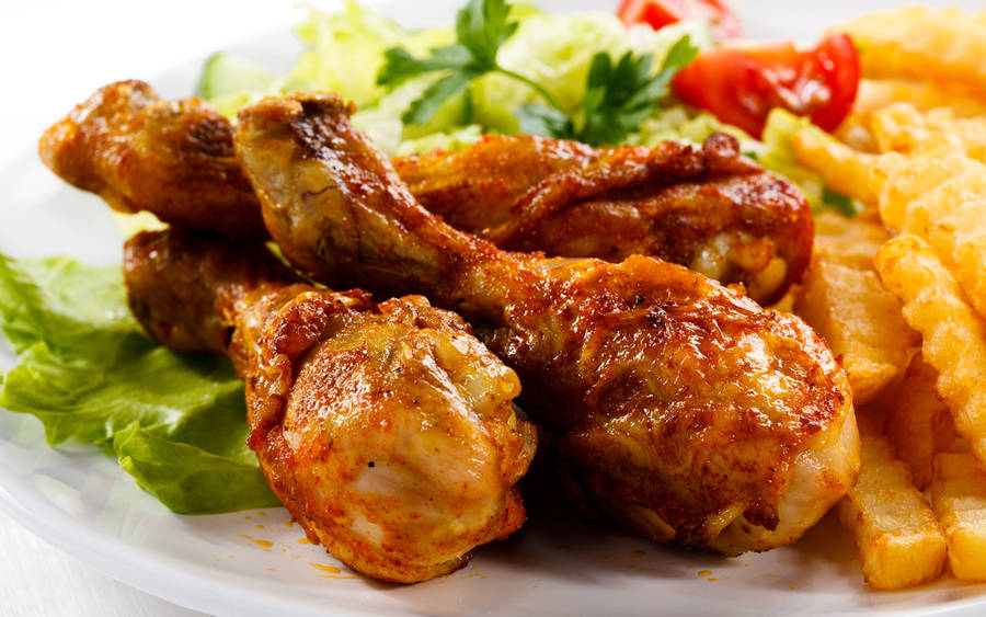 Fried Tandoori Chicken Wallpaper