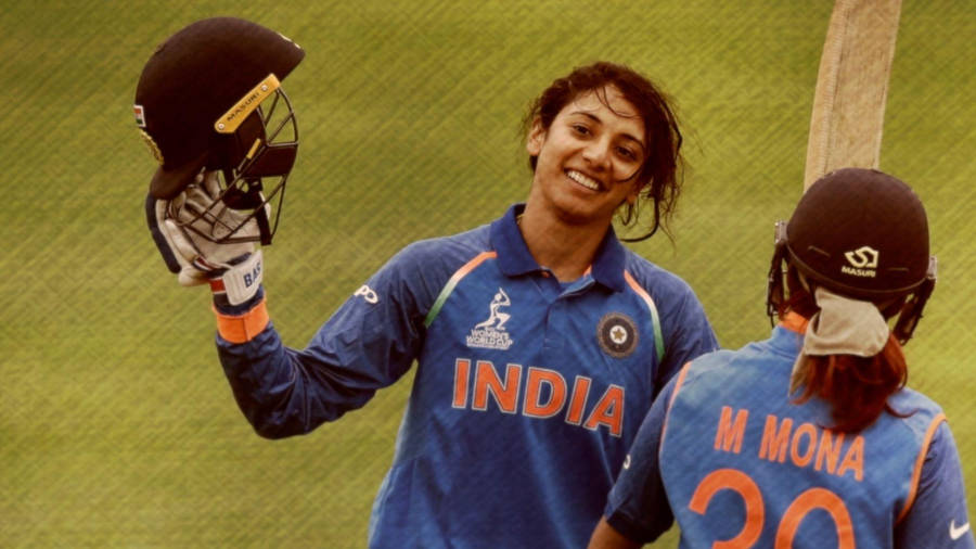 Friendly Star Smriti Mandhana Wallpaper