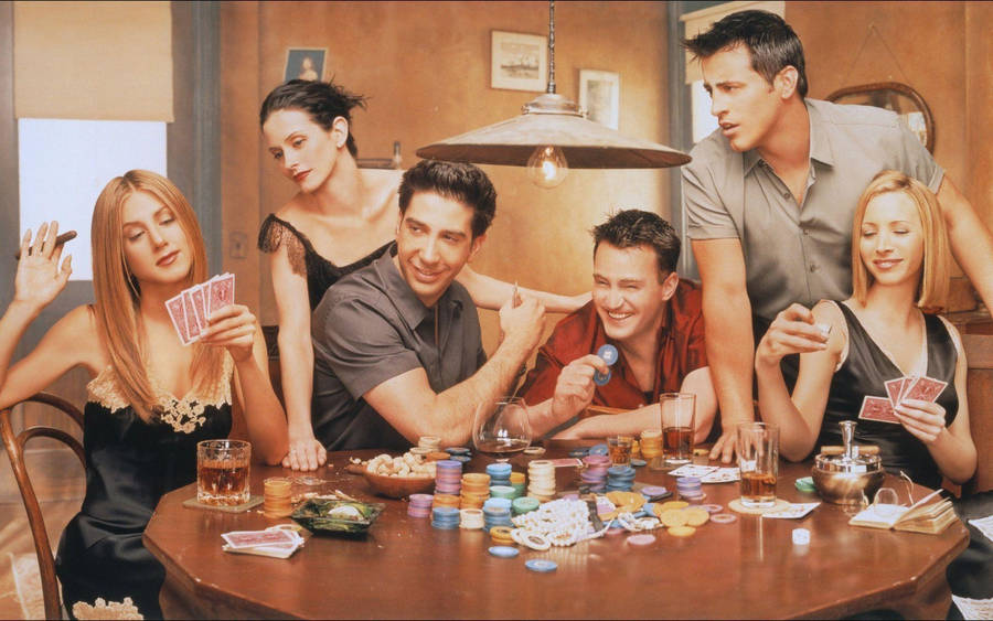 Friends Desktop Card Games Wallpaper