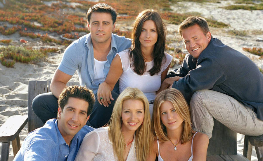 Friends Main Casts Desktop Wallpaper