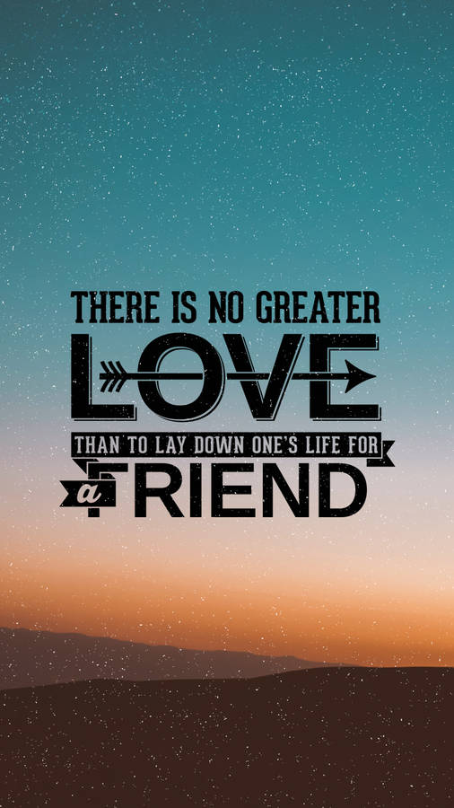 Friendship Love Bible Verse Wallpaper