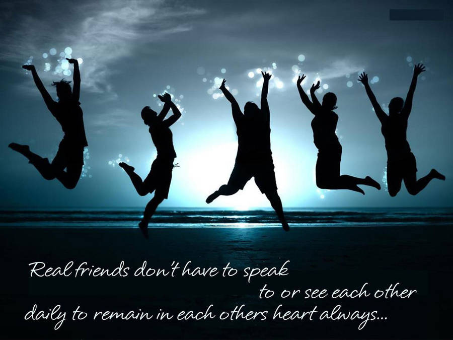 Friendship Quotes About Real Friends Wallpaper