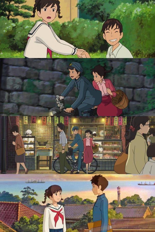 From Up On Poppy Hill Collage Wallpaper
