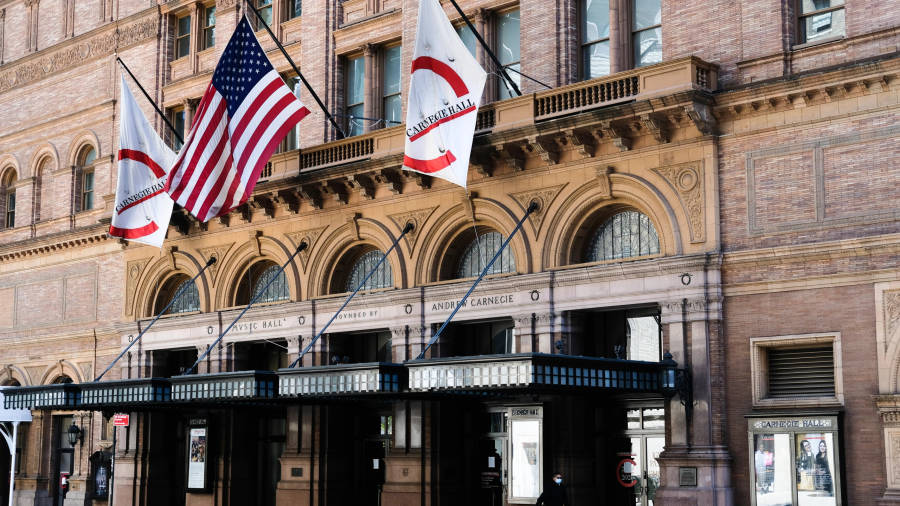 Front Building Carnegie Hall Wallpaper