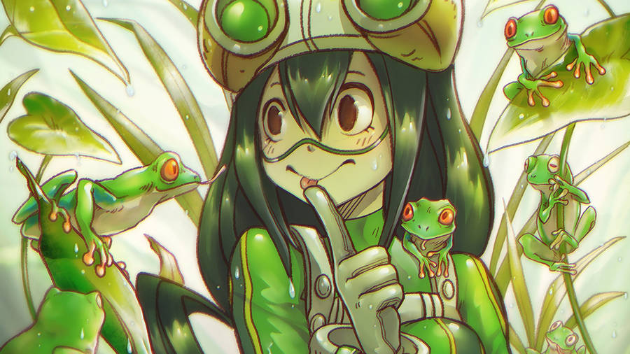 Froppy And Frog Friends Wallpaper